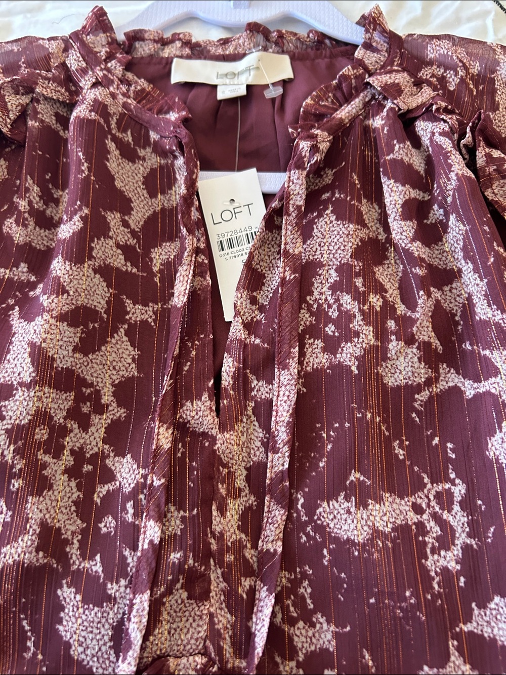 LOFT FALL DRESS 💋NWT - Picture 8 of 8